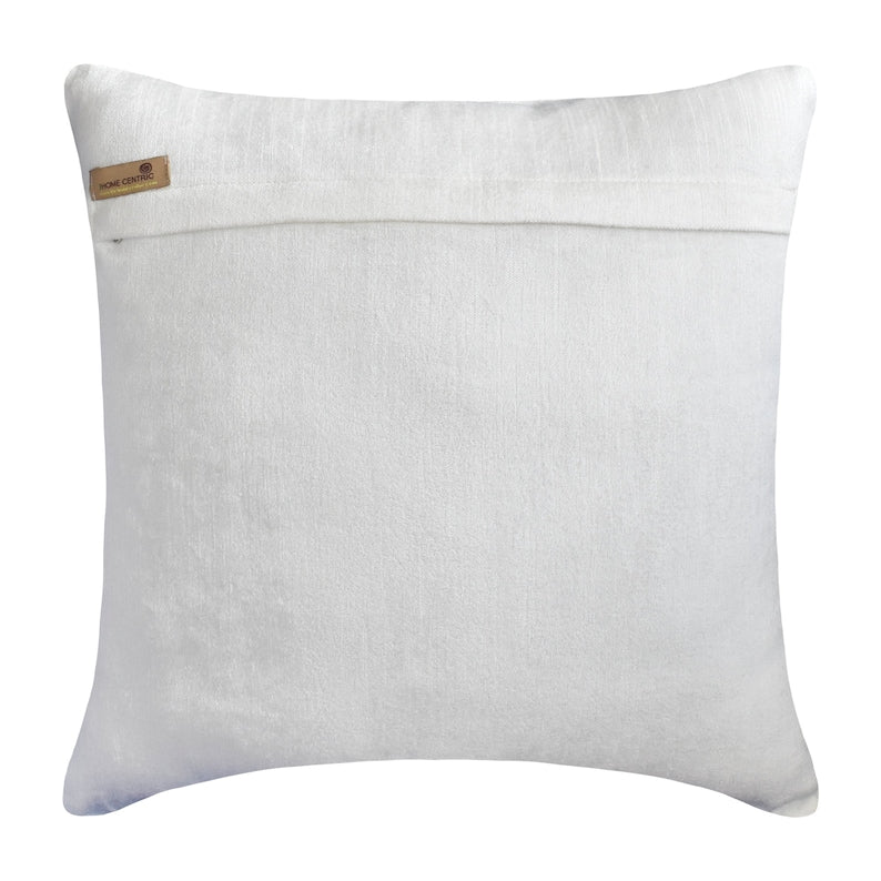Altimo Luxury Silk Decorative Euro Sham Pillow Cover - Silver & Gold Elegant Bedding Accent for Master Bedroom Decor, Hotel Style Home Styling