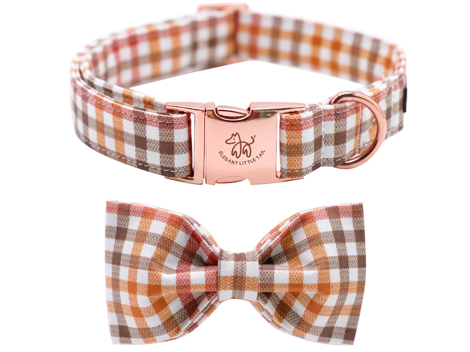 Elegant Bow Tie Dog Collar with Adjustable Strap - Comfortable Pet Necklace for Small, Medium & Large Dogs & Cats - Perfect for Weddings, Parties & Photo Shoots
