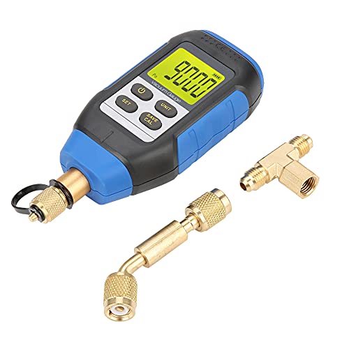 High Precision Digital Vacuum Gauge VMV-1 - Accurate Vacuum Measurement Tool for HVAC, Automotive & Industrial Use (0-50°C Operating Range)