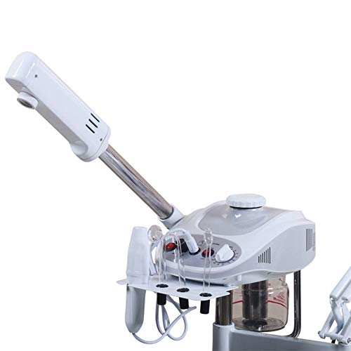 Professional Facial Steamer & High Frequency Beauty Kit with 5X Magnifying Lamp - Salon & Spa Equipment for Skin Care, Acne Treatment & Facial Rejuvenation - Perfect for Home & Professional Use