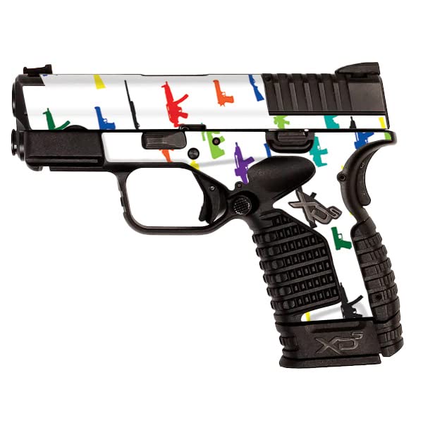 MightySkins Vinyl Wrap for Springfield XDS 3.3 - Durable Gun Skin for Custom Protection & Style