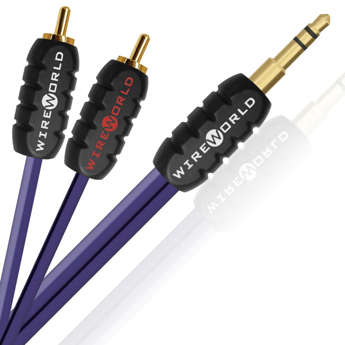 Premium Wireworld Pulse Mini Jack Cables - High-Quality 3.5mm Audio Cables for Headphones, Speakers & Home Theater Systems - Perfect for Music Lovers & Audiophiles