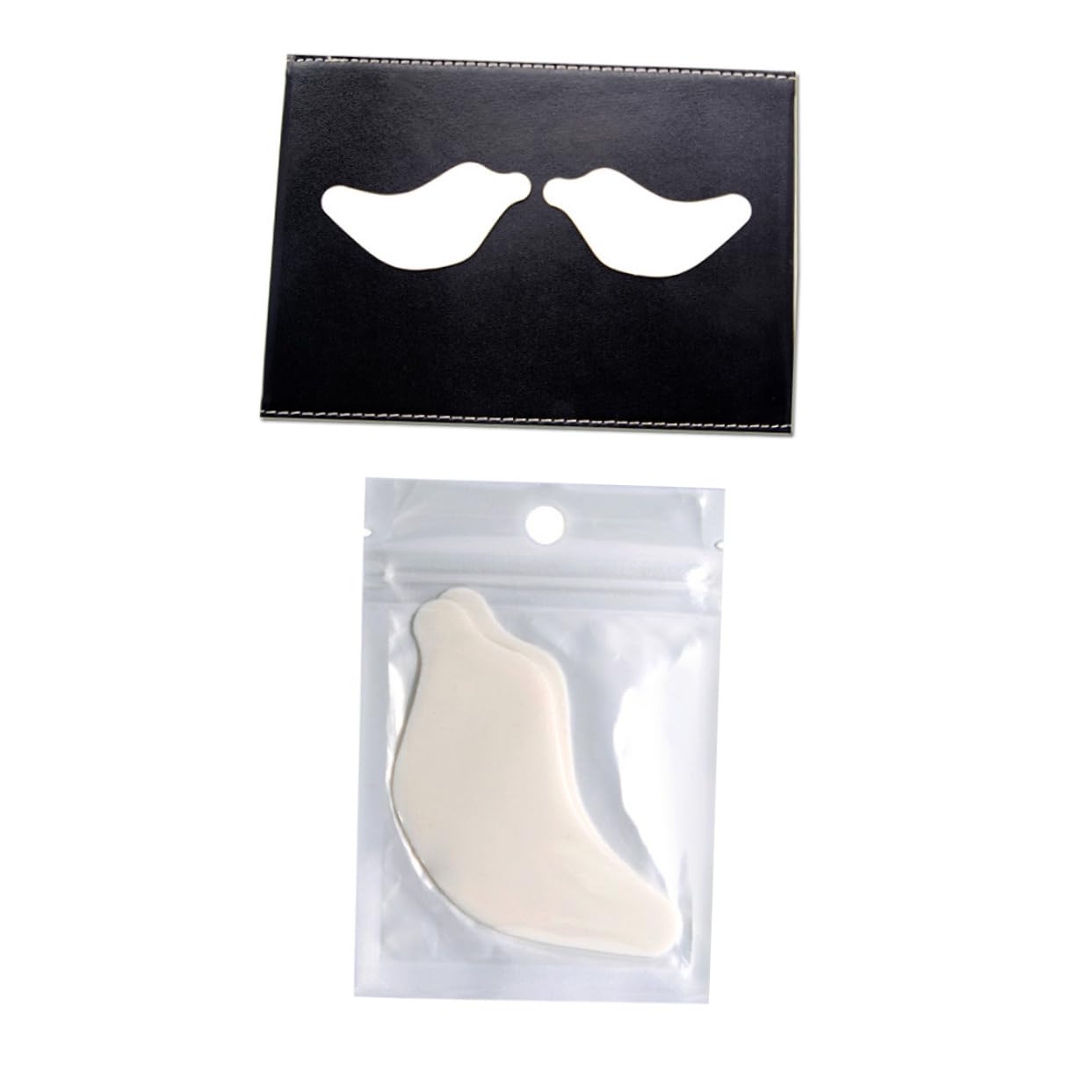 Reusable Magnetic Eyelashes Kit - 1 Pair Lash Extensions with Lash Glue, Eye Pads & Net Bag - Perfect for Lash Lift, Half Lashes & Foaming - Great for Parties, Weddings & Daily Makeup