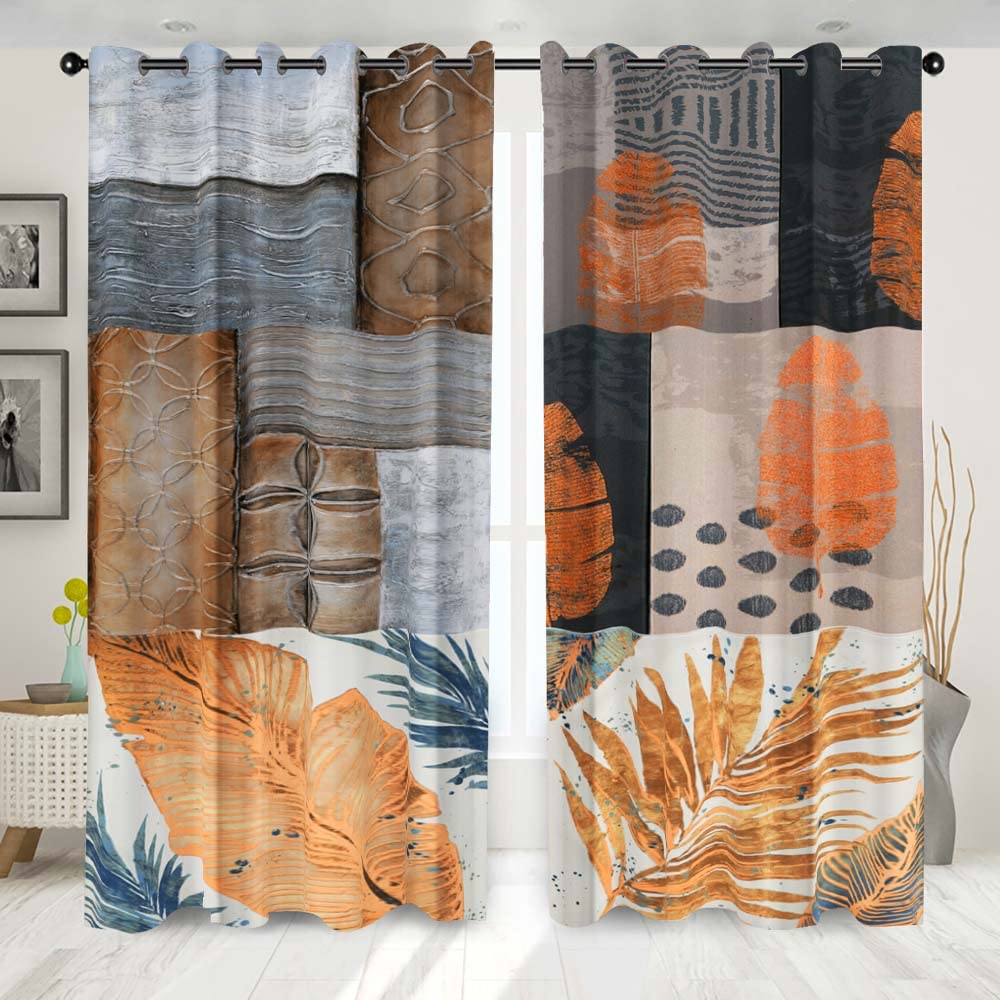 Abstract Window Valance Curtains 42x63