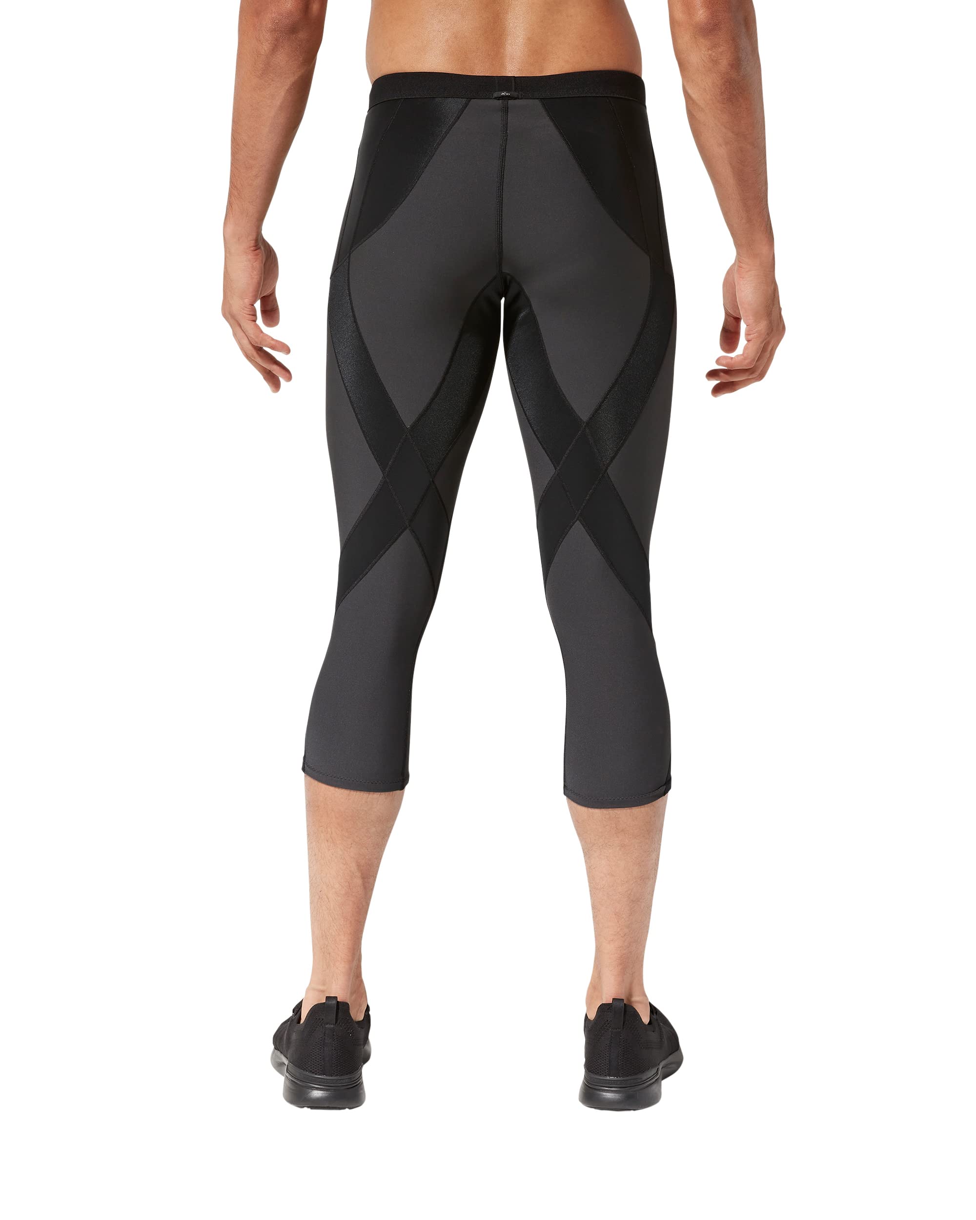 CW-X Men's Endurance Generator Insulator 3/4 Compression Tights - Joint & Muscle Support Base Layer for Skiing, Running, Cycling & Cold Weather Workouts