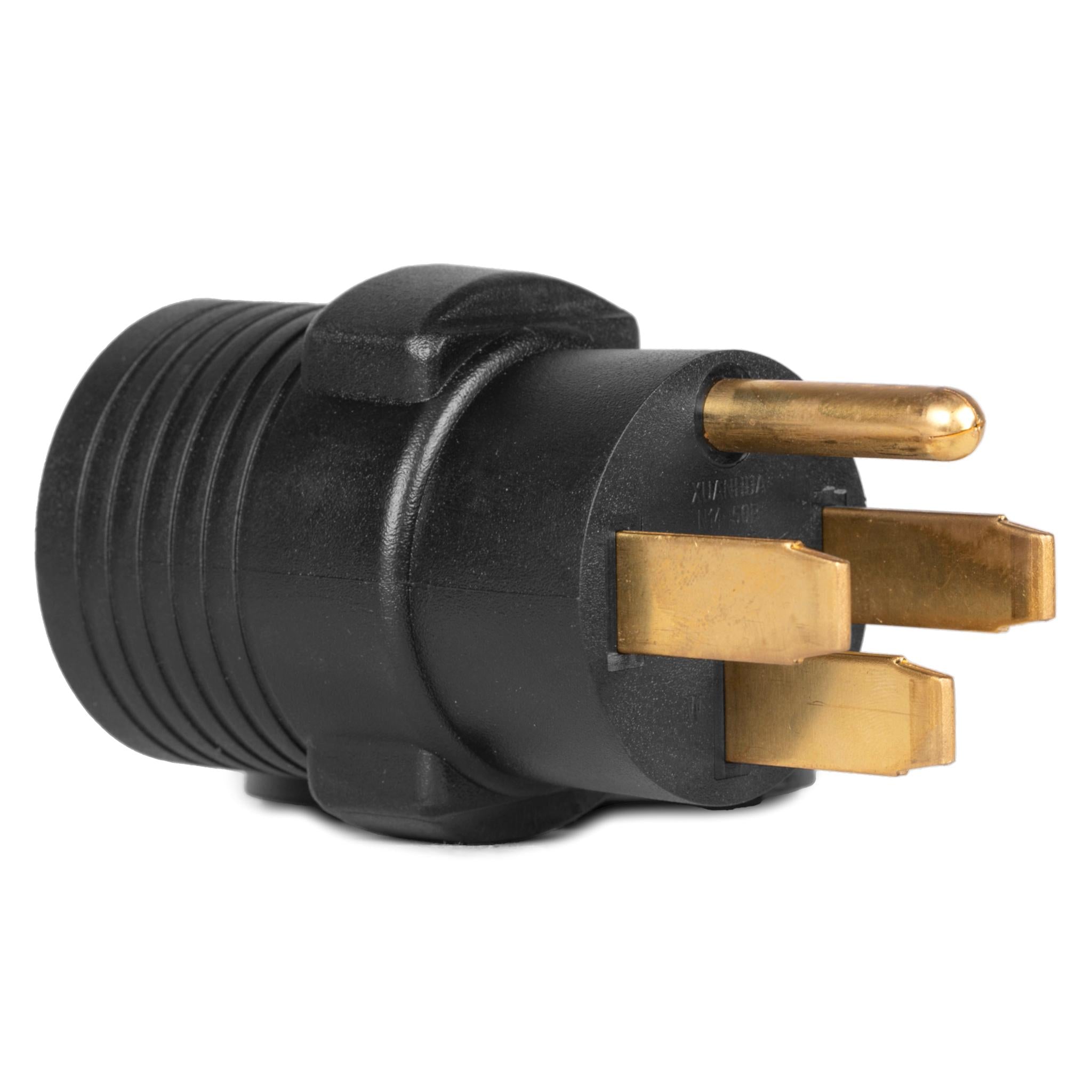 WEN GNA650 240V 50 Amp 12000 Watt Generator to Appliance Adapter - NEMA 14-50P 4 Prong to NEMA 6-50R 3 Prong Outlet Converter for RVs, Welding Equipment & Heavy Duty Power Tools