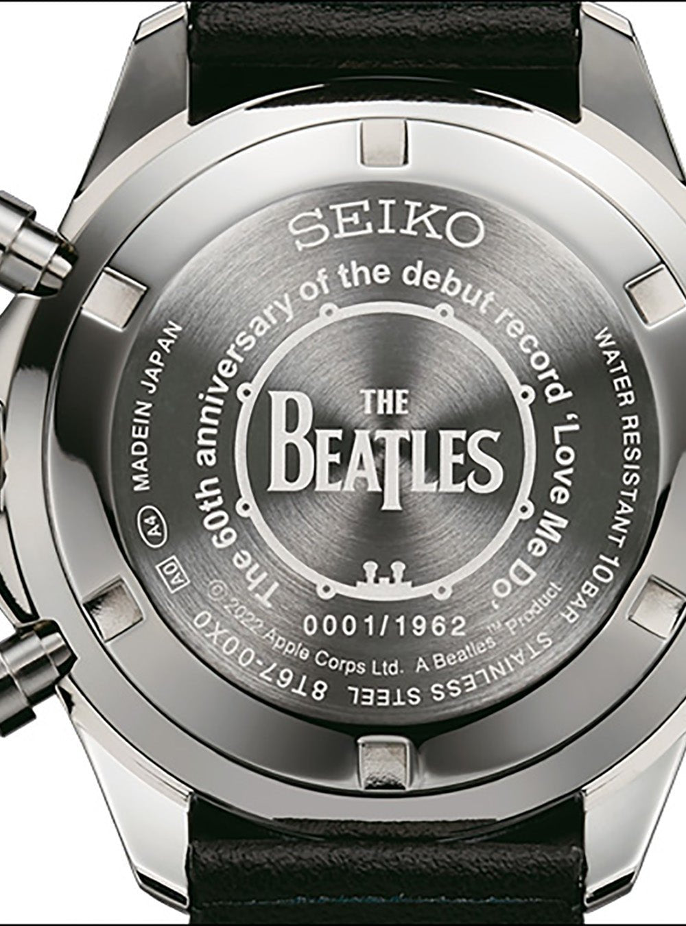 SEIKO x THE BEATLES 60th Anniversary Limited Edition Watch - Commemorating 'Love Me Do' Debut - Made in Japan - Perfect for Beatles Fans & Collectors - Ideal for Special Occasions & Gift Giving