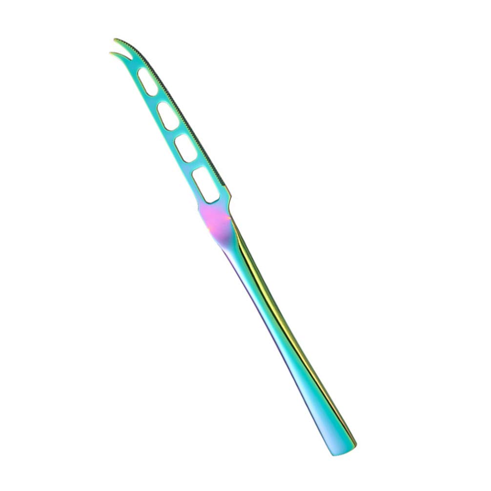 FRCOLOR Stainless Steel Cheese Knife & Butter Spreader - Multi-Purpose Kitchen Tool for Cutting Cheese, Spreading Butter, Veggies, Fruits & Sauces | Perfect for Charcuterie Boards, Breakfast, Brunch & Dinner Parties