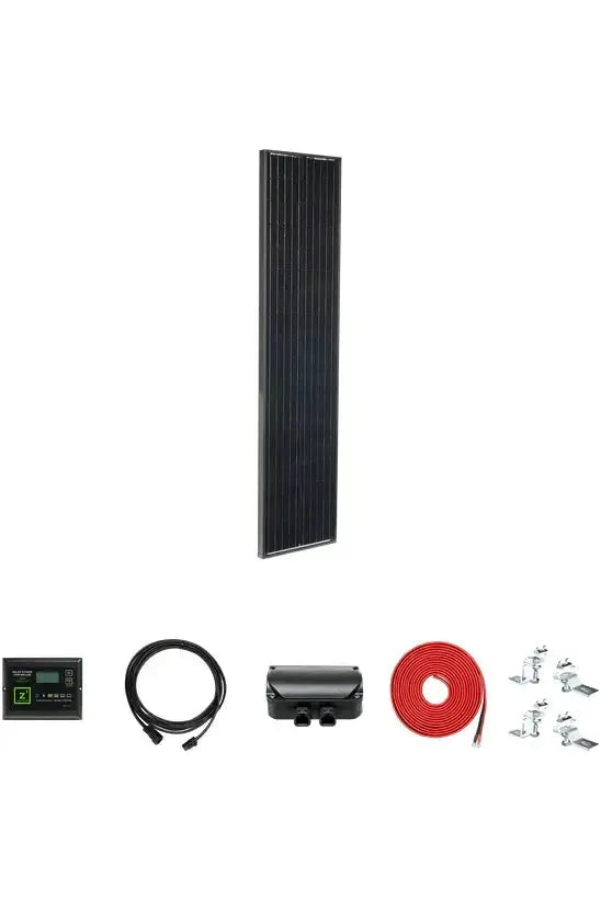 Zamp Solar Legacy Black 95 Watt Solar Panel Deluxe Kit - High Efficiency Portable Solar Charger for RV, Boat & Off-Grid Power - Perfect for Camping, Emergency Backup & Outdoor Adventures