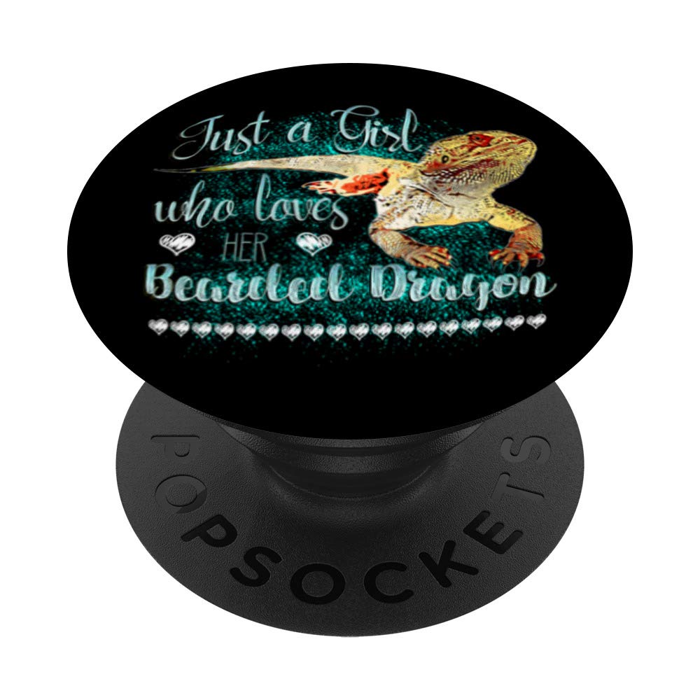 Bearded Dragon PopSocket Grip & Stand for Phone - Reptile Lover Gift