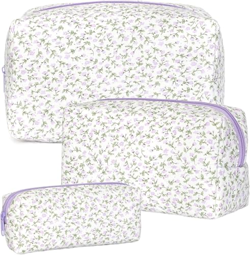 Purple Floral-3pcs