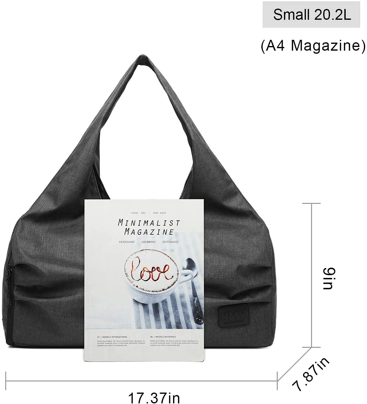 Y.U.M.C. Women's Travel Yoga Gym Bag with Shoe Compartment & Wet/Dry Pockets - Perfect for Workout Gear, Makeup & Accessories - Ideal for Yoga Class, Gym, Travel & Fitness Activities