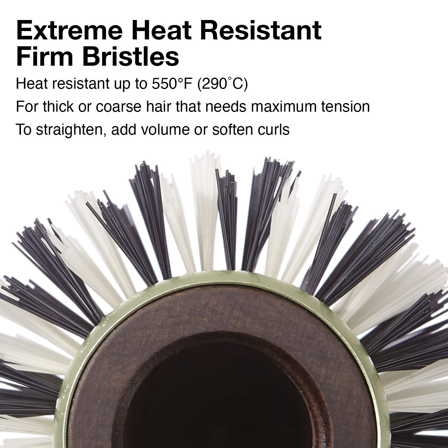8.5-Inch Firm Eco-Friendly Ceramic Brush for Hair Styling & Detangling – Perfect for Salons, Home Use & Travel