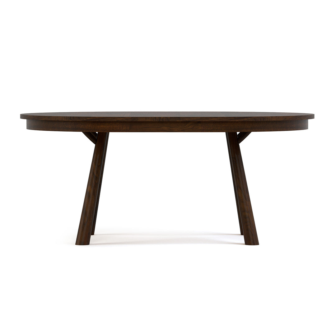 Hudson Valley Round Dining Table - 42 Inch Solid Wood Farmhouse Table for Kitchen & Dining Room - Perfect for Family Gatherings & Dinner Parties