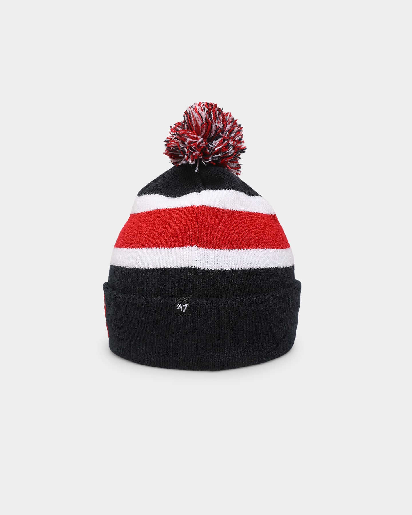 47 Brand Boston Red Sox Breakaway Cuff Knit Beanie - Navy Blue MLB Team Logo Winter Hat for Men & Women - Perfect for Cold Weather, Baseball Games & Outdoor Activities