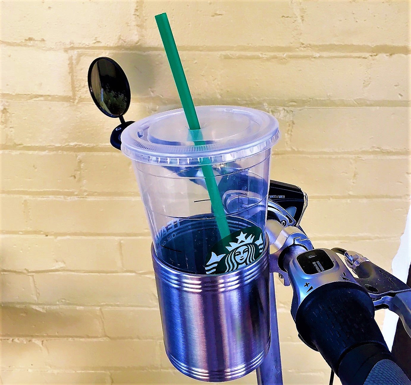 Stainless Steel Bike Cup Holder - Universal Water Bottle Holder for Bicycles, Cycling, Commuting & Outdoor Adventures
