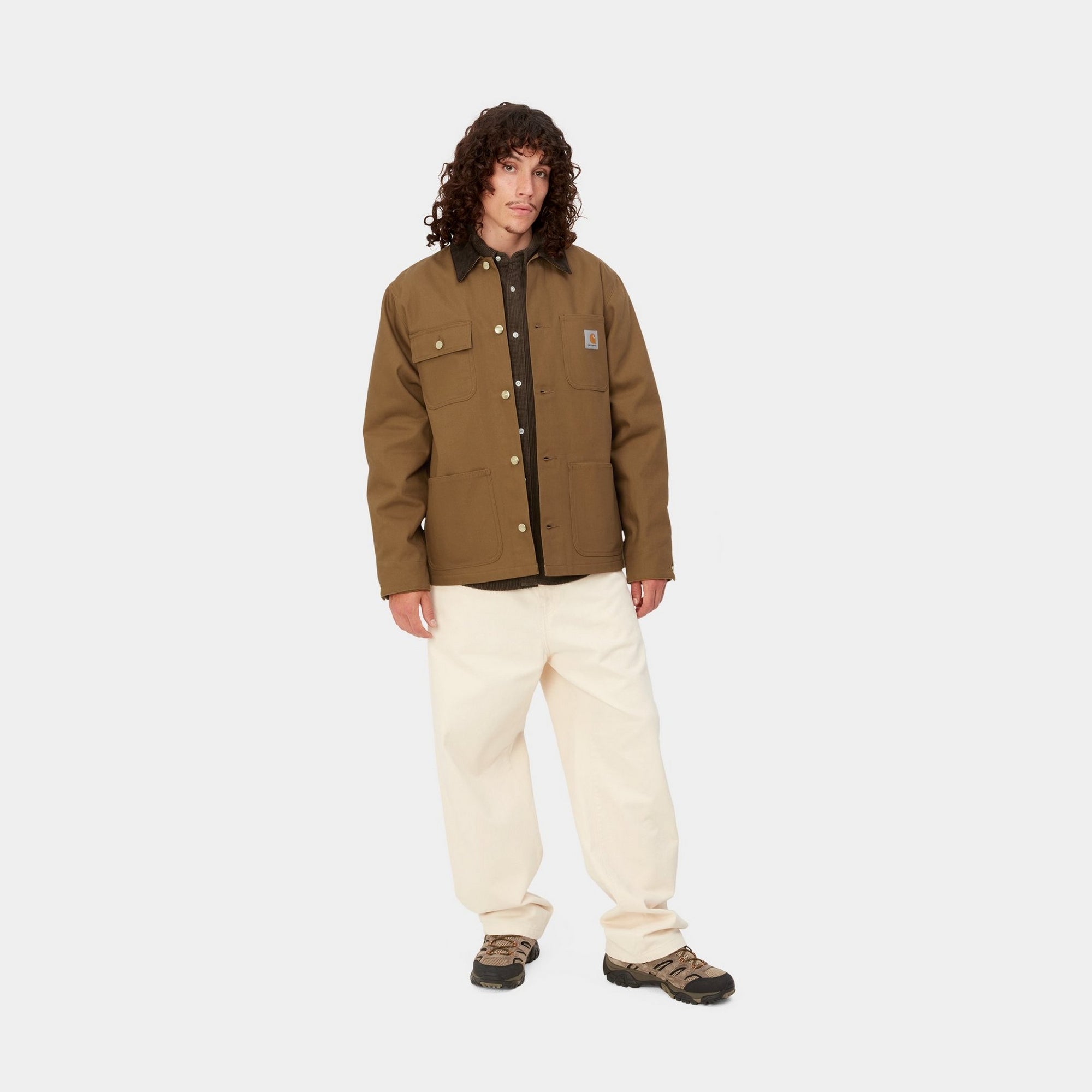 Michigan Chore Coat - Winter Work Jacket in Hamilton Brown/Tobacco Rigid | Durable Workwear for Outdoor Labor & Cold Weather