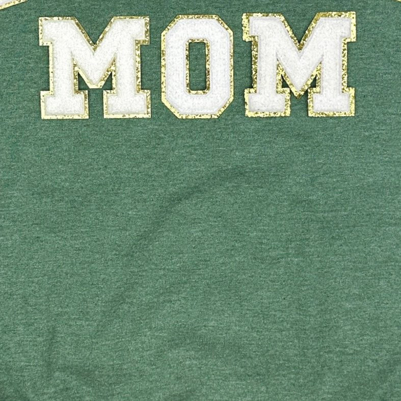 Baseball Mom Chenille Patch Sweatshirt - Comfortable Pullover for Baseball Moms - Perfect for Games, Practices & Team Spirit