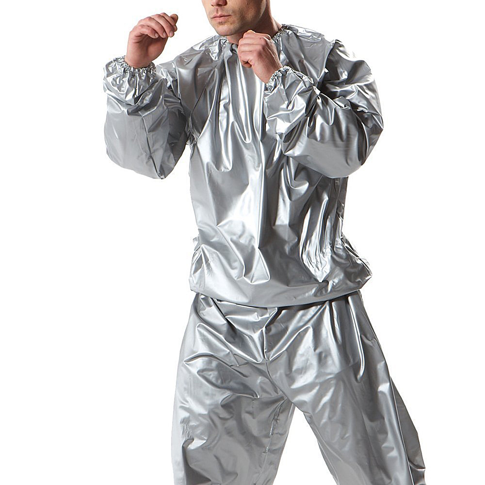 2 Piece Sauna Detox Suit for Weight Loss & Detoxification - Sweat Therapy Outfit for Home Spa, Workout & Relaxation