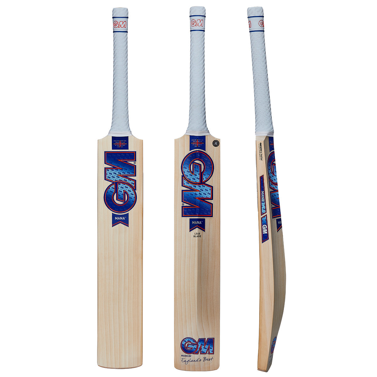 Gunn & Moore Mana DXM 404 Delta Cricket Bat - Premium English Willow Cricket Bat for Professional Players - Perfect for Matches, Training & Club Cricket