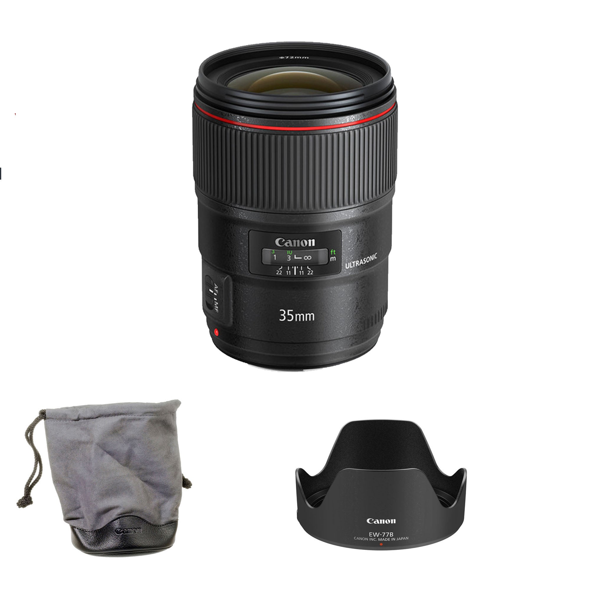 Canon EF 35mm f/1.4L II USM Wide Angle Lens for DSLR Cameras - Professional Photography, Low Light Shooting & Travel Scenes