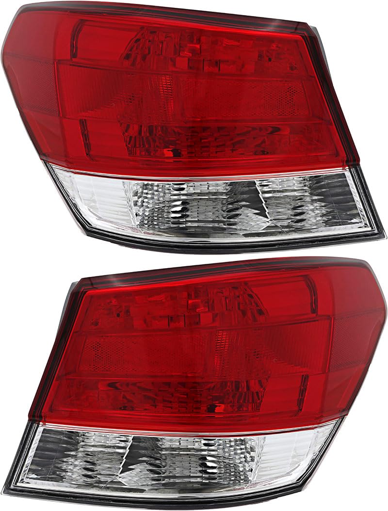 Compatible with Subaru Legacy 2010-2014 & Outback 2010-2011 - Pair of LED Tail Lights Lamps (Left & Right) for Enhanced Visibility & Safety - Perfect for Night Driving and Road Trips
