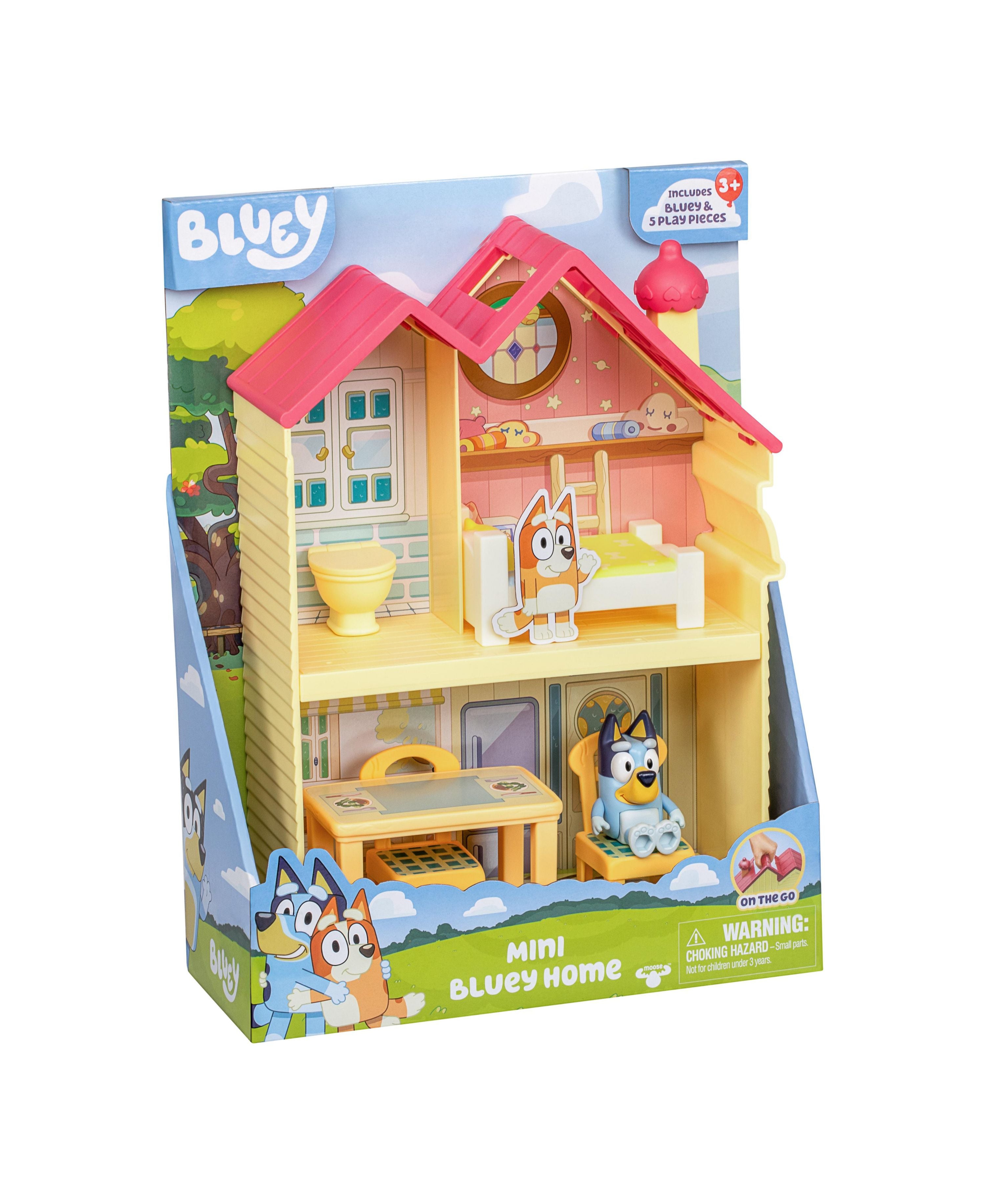 Bluey Mini Heeler Home Playset with Figures & Accessories - Interactive Toy for Kids, Perfect for Pretend Play & Storytelling Fun at Home