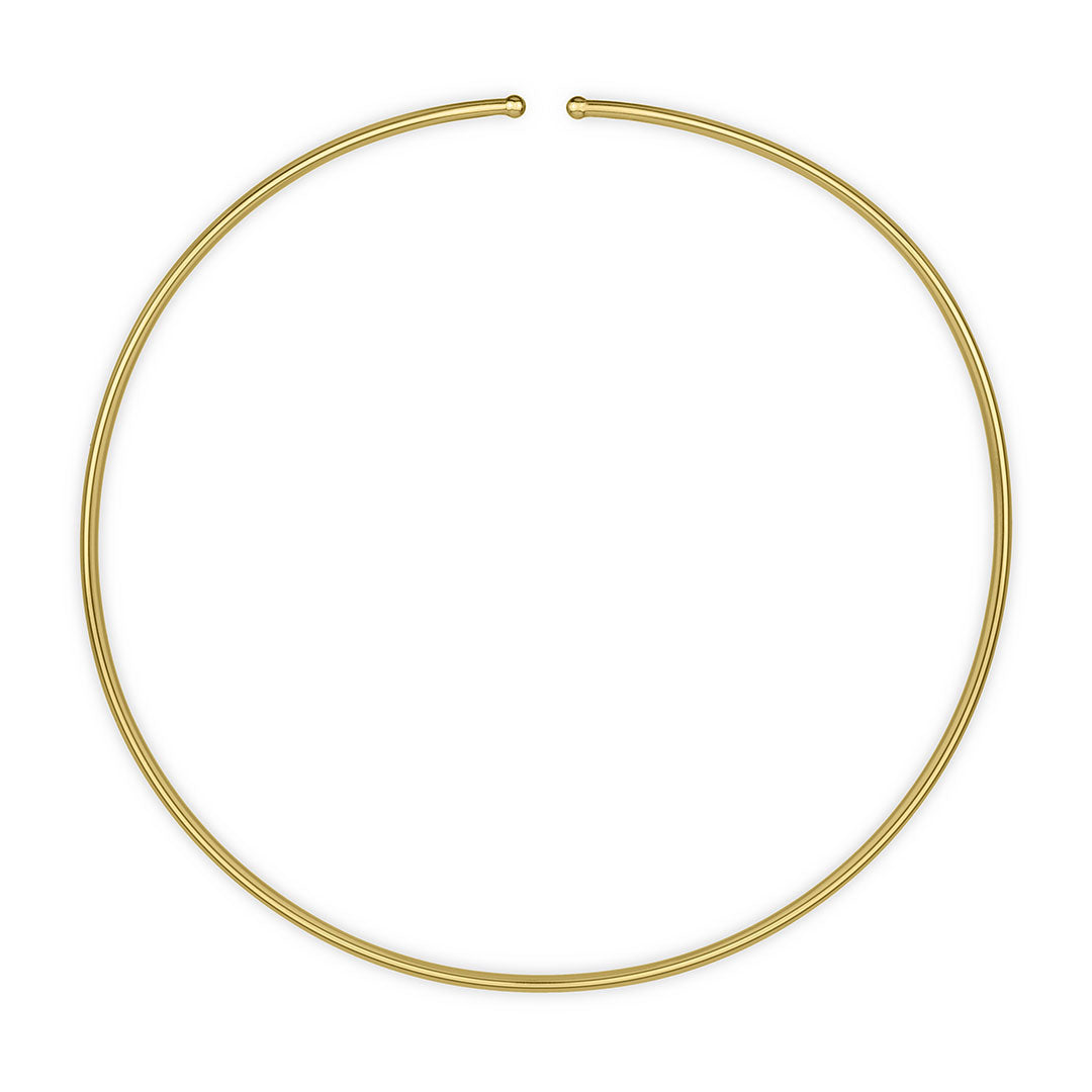 Paul Morelli Flexible Collar Necklace - Elegant Gold-Plated Adjustable Choker for Women | Perfect for Weddings, Parties & Evening Events