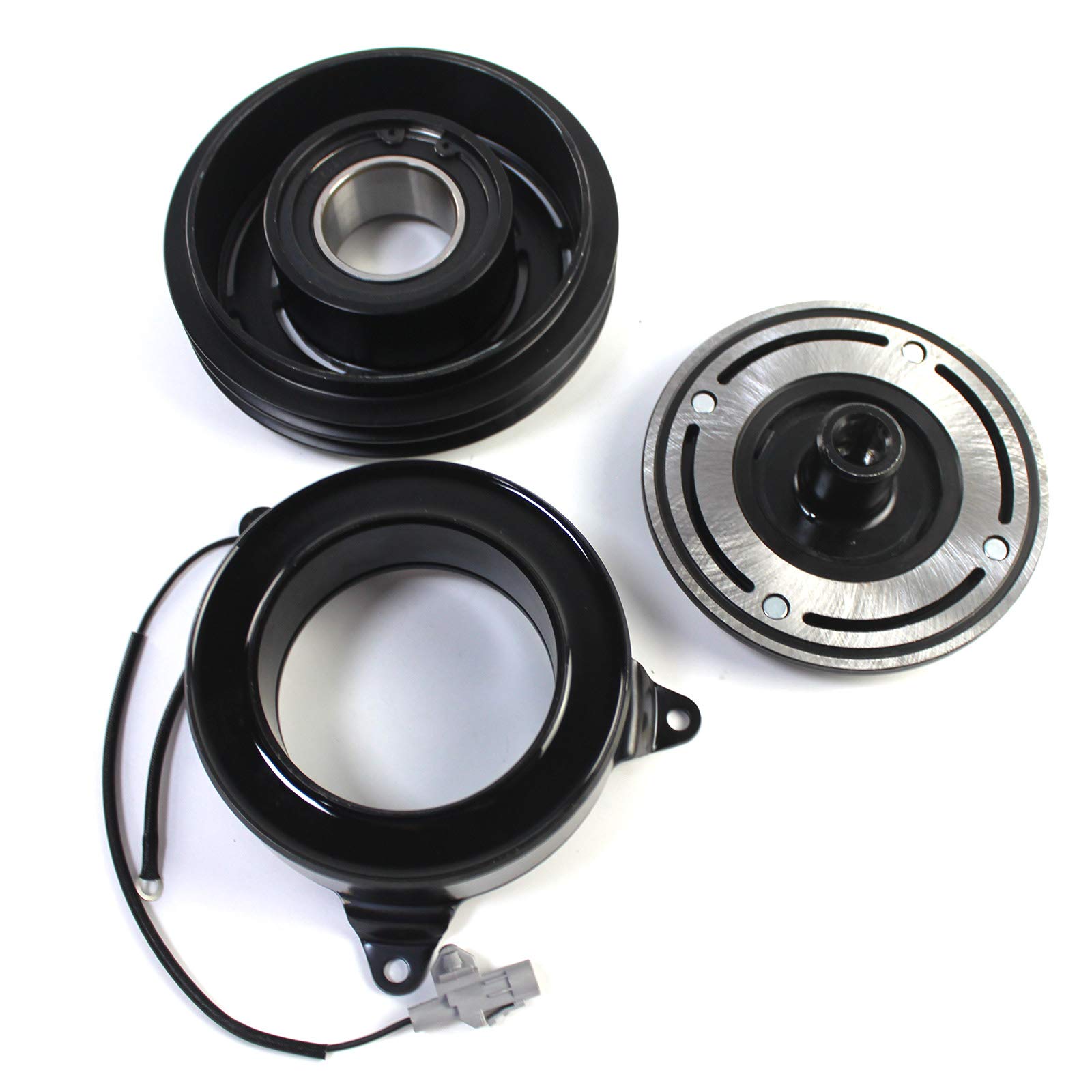 2PK Air Conditioning Compressor Electromagnetic Clutch Assembly for Toyota Coaster Bus 10P30C - Replacement AC Parts for Commercial Vehicles & Bus HVAC Systems