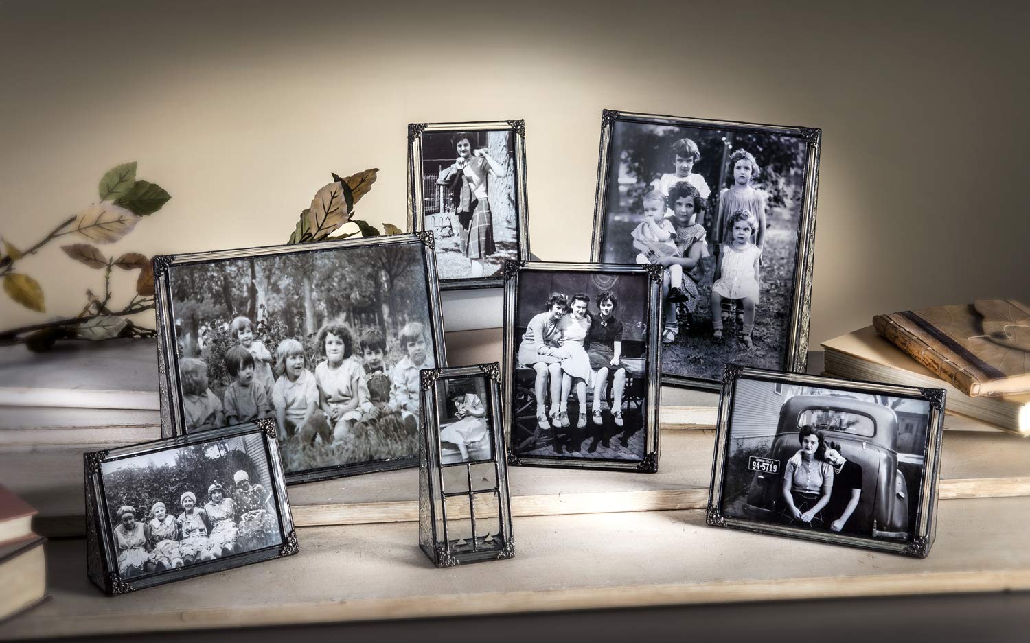 5x7 Picture Frame - Clear Glass Wedding Photo Frame for Home Décor & Gifts