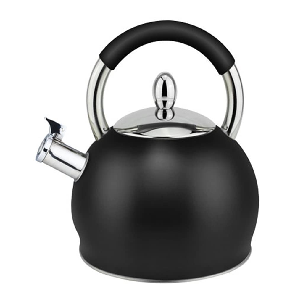 Premium Stainless Steel Whistling Tea Kettle 3.0L Large Capacity - Gas & Stovetop Safe - Classic Design for Home & Kitchen Use (Perfect for Tea Lovers, Coffee Brewing & Hosting) - Choose Colors B, C or One Size
