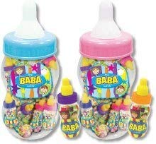Baba Blue Candy Filled Baby Bottles - Jumbo 20-Pack (1.41oz Each) - Fun Party Favors for Baby Showers, Birthdays & Gender Reveals - Sweet Treats for Kids & Adults