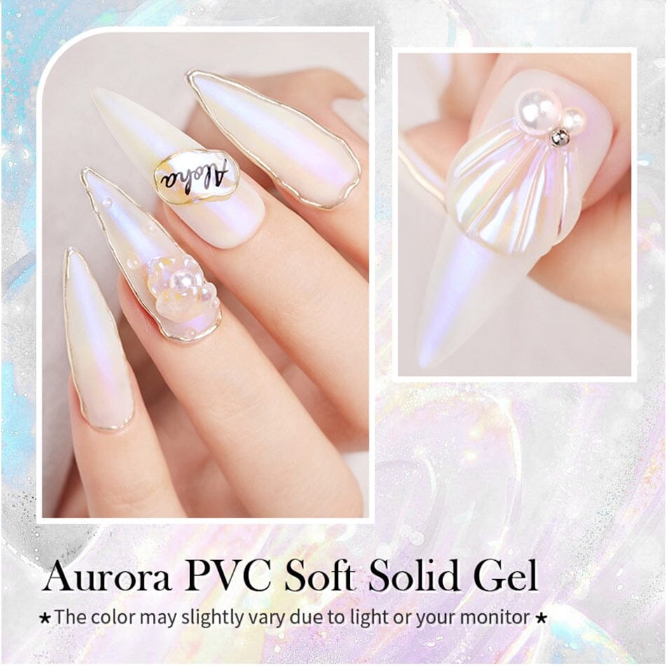 Born Pretty Aurora PVC Soft Solid 3D Sculpting Gel - Long-Lasting Nail Art Design for DIY Manicures & Professional Salon Use