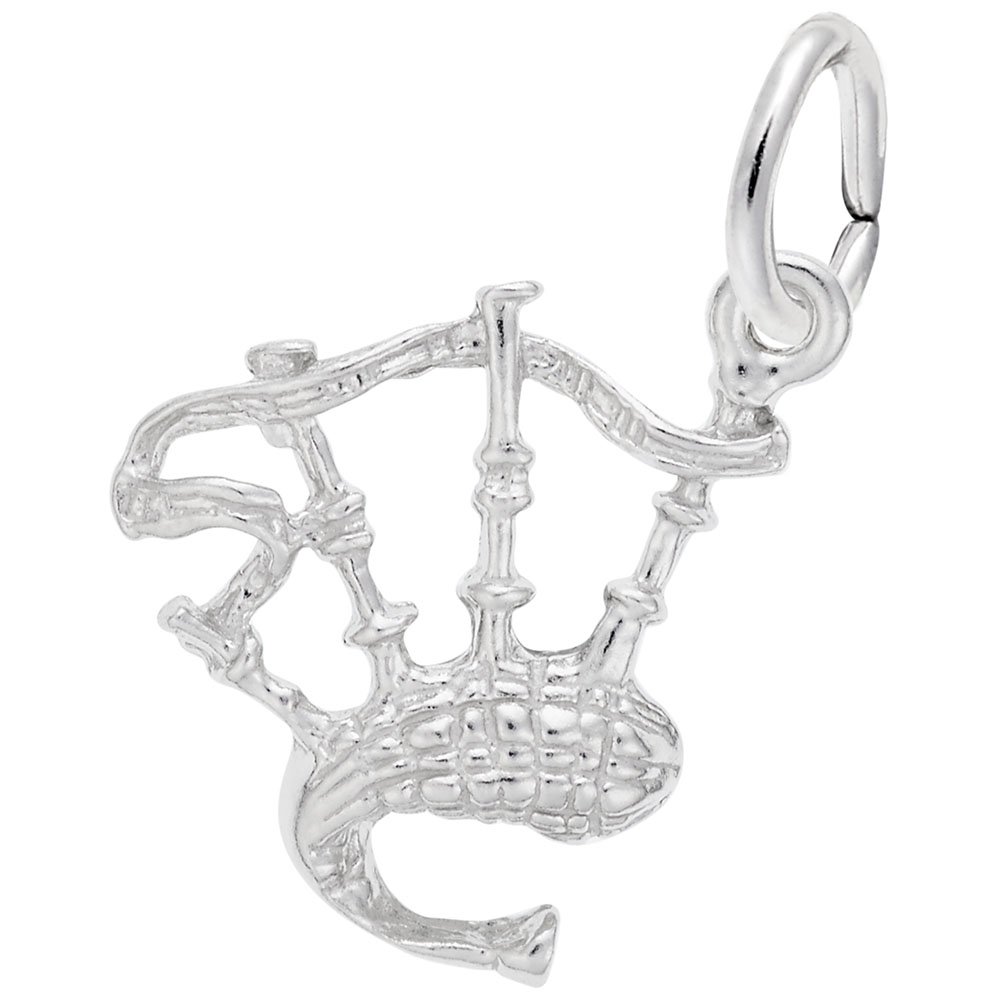 Bagpipe Charm Pendant - Celtic Jewelry for Bracelets & Necklaces - Perfect for Scottish Heritage Gifts & Music Lover Accessories