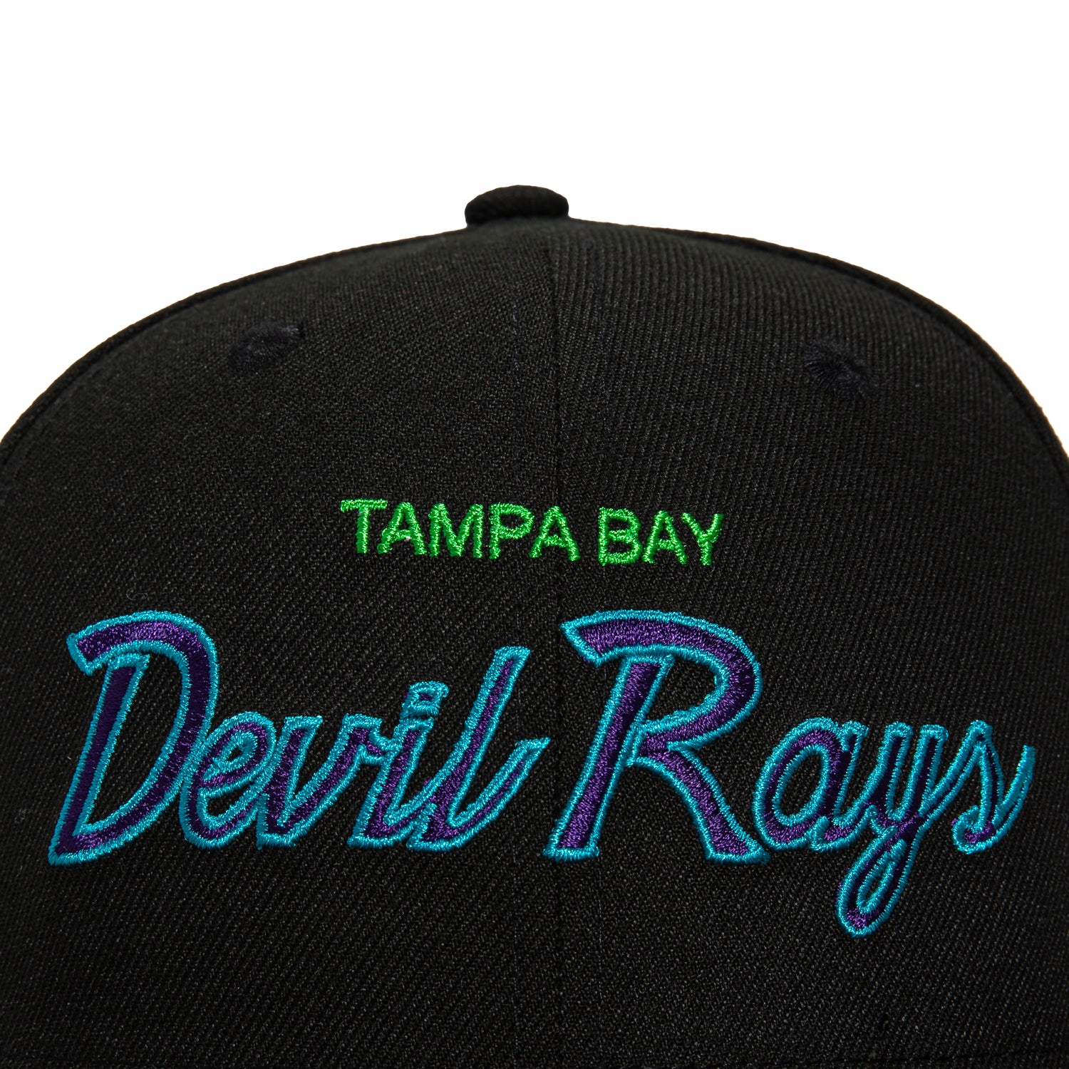 New Era 59Fifty Tampa Bay Rays MLB Baseball Cap with Embroidered Logo Patch - Black | Adjustable Snapback Hat for Men & Women | Perfect for Baseball Games, Sports Fans & Streetwear Fashion