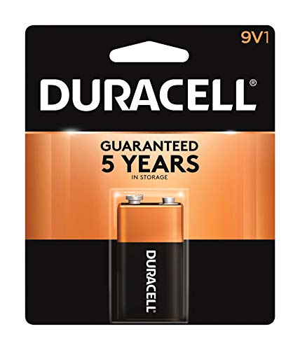 Duracell Coppertop 9V Alkaline Batteries - 12 Pack (112 Total Batteries) for Smoke Detectors, Toys & Electronics - Long-Lasting Power Supply