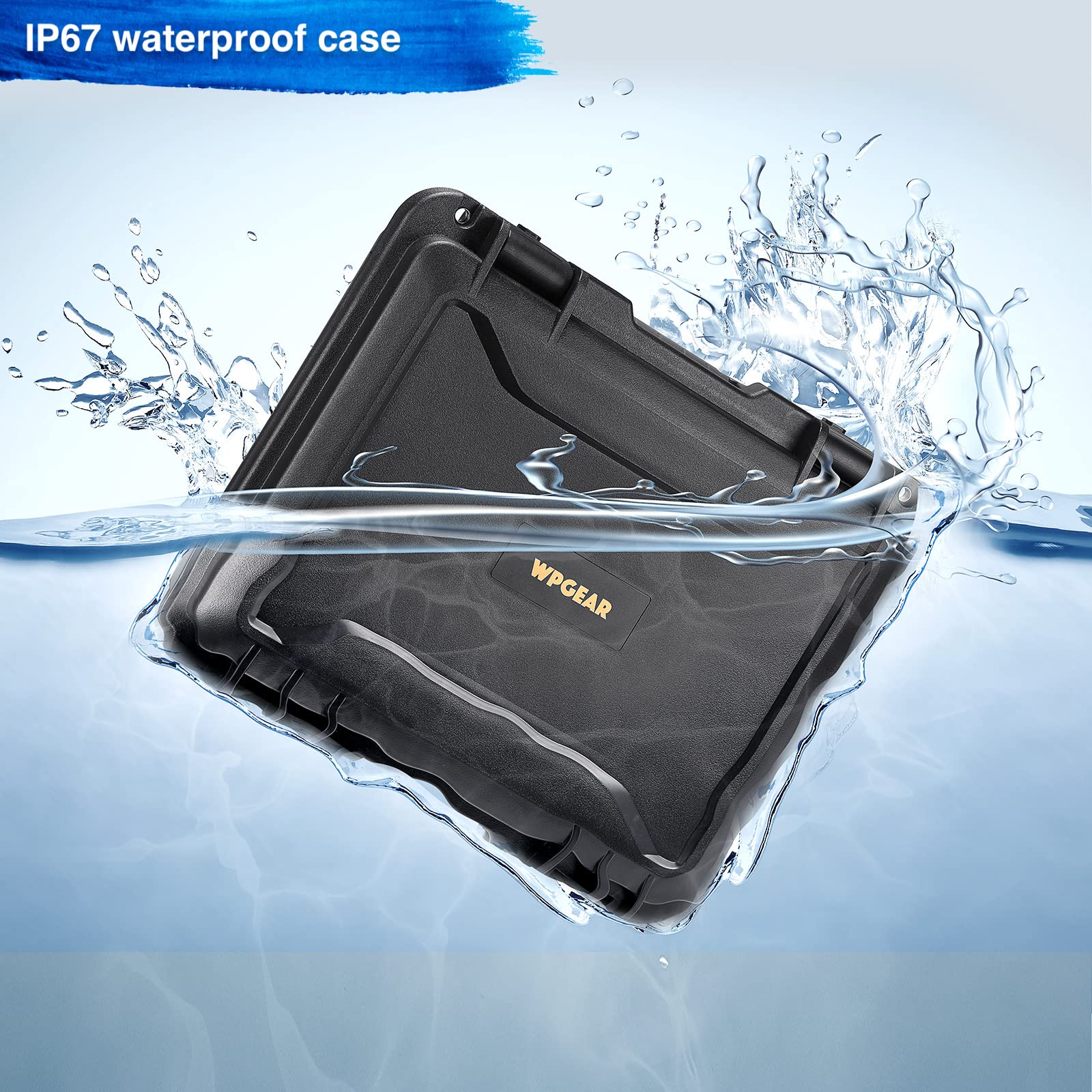 Waterproof Toploader Storage Box for 3