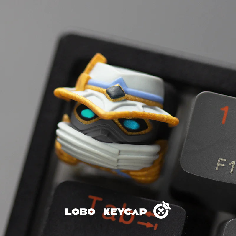 Custom Resin Keycaps for Mechanical Keyboards - Fearless Contract Series - Personalized & Decorative Keycaps for Gaming, Typing & Office Use