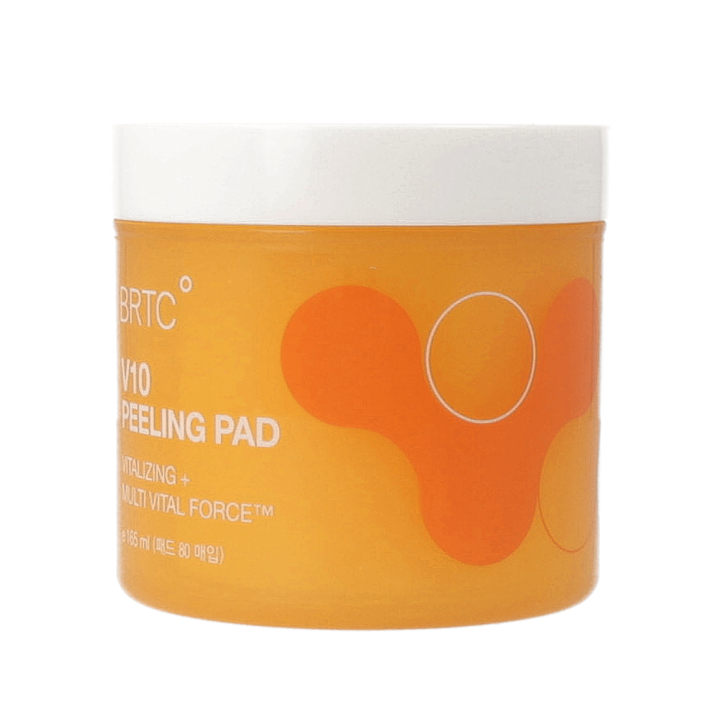 BRTC V10 Exfoliating Peeling Pads - 80 Sheets for Gentle Skin Renewal | Perfect for Daily Exfoliation & Acne Treatment