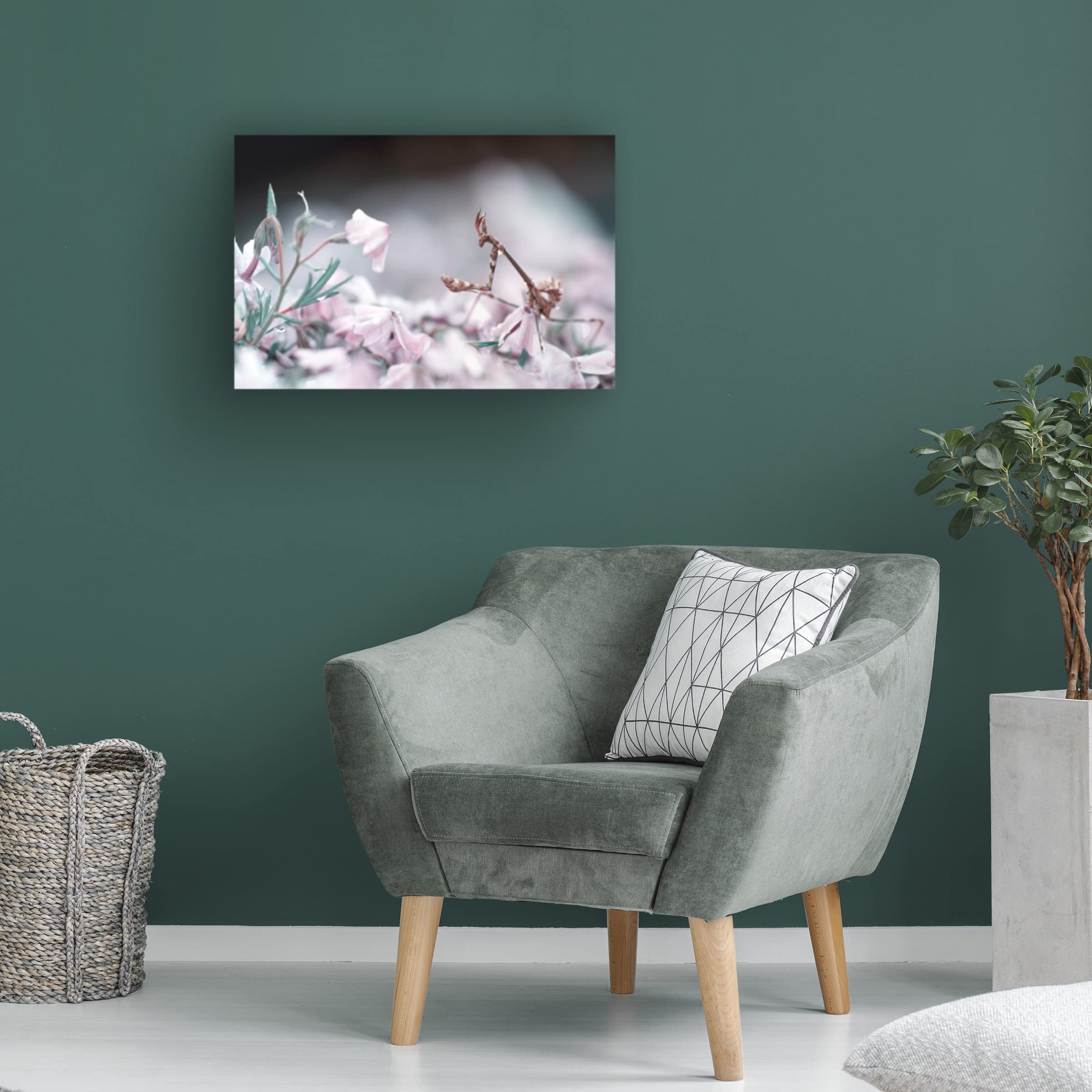 Fabien BRAVIN 'Girl Bedroom' Canvas Wall Art Print - Modern Home Decor for Kids Room, Nursery & Teen Bedroom - Perfect Gift for Girls