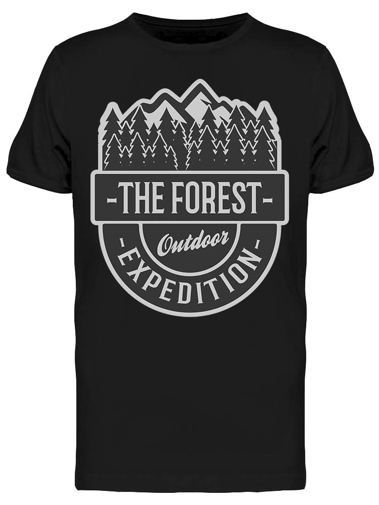 Smartprints The Forest Outdoor T-Shirt for Men - Breathable Quick-Dry Hiking & Camping Tee - Perfect for Outdoor Adventures & Casual Wear
