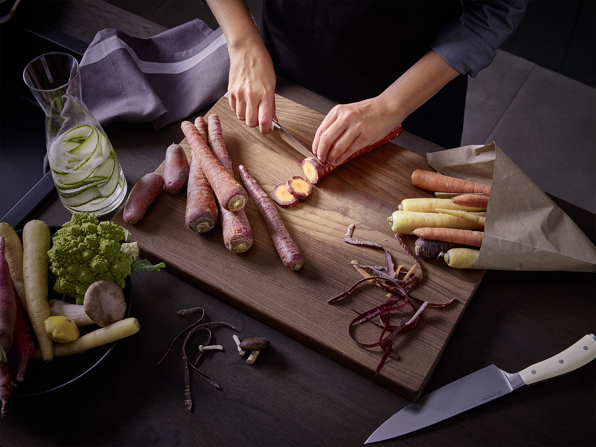 Wusthof Classic Ikon Creme 3-inch Straight Paring Knife - Premium German Stainless Steel Kitchen Knife for Peeling, Slicing & Precision Cutting - Perfect for Fruits, Vegetables & Small Food Prep