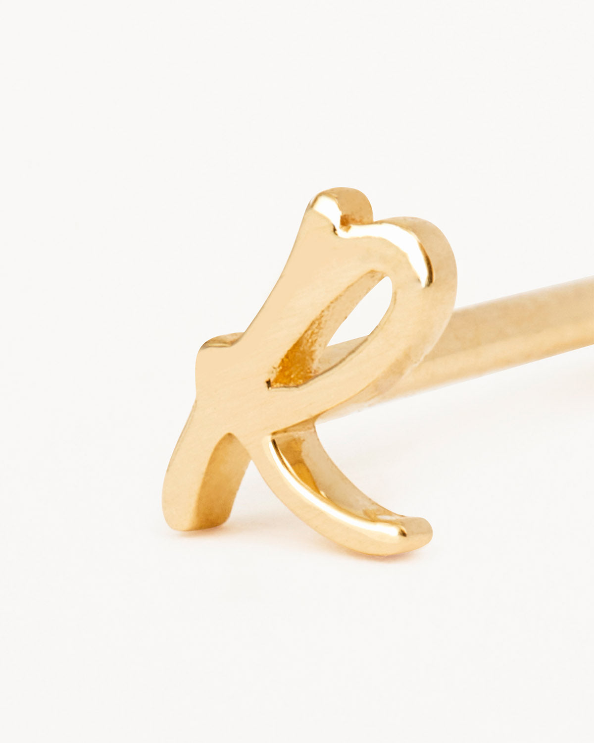 14K Solid Gold Love Letter Earrings - Dainty Romantic Jewelry for Women - Perfect Gift for Anniversary, Valentine's Day & Everyday Wear