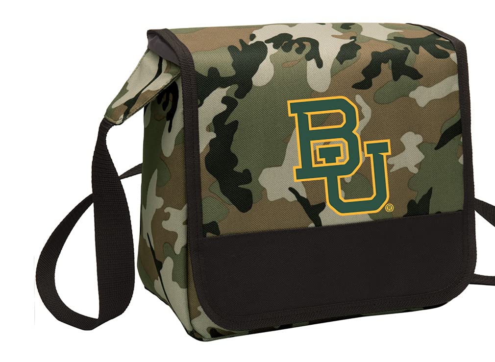 Baylor University Camo Lunch Bag - Insulated Shoulder Lunch Box for School, Work & Outdoor Activities | Baylor Bears Fan Gear