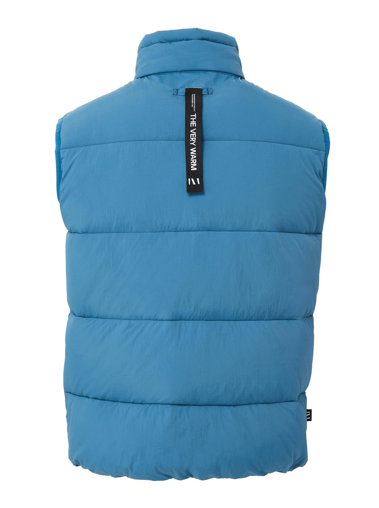 Blue Steel Puffer Vest for Men & Women - Lightweight Warm Winter Jacket for Outdoor Activities, Hiking, and Casual Wear