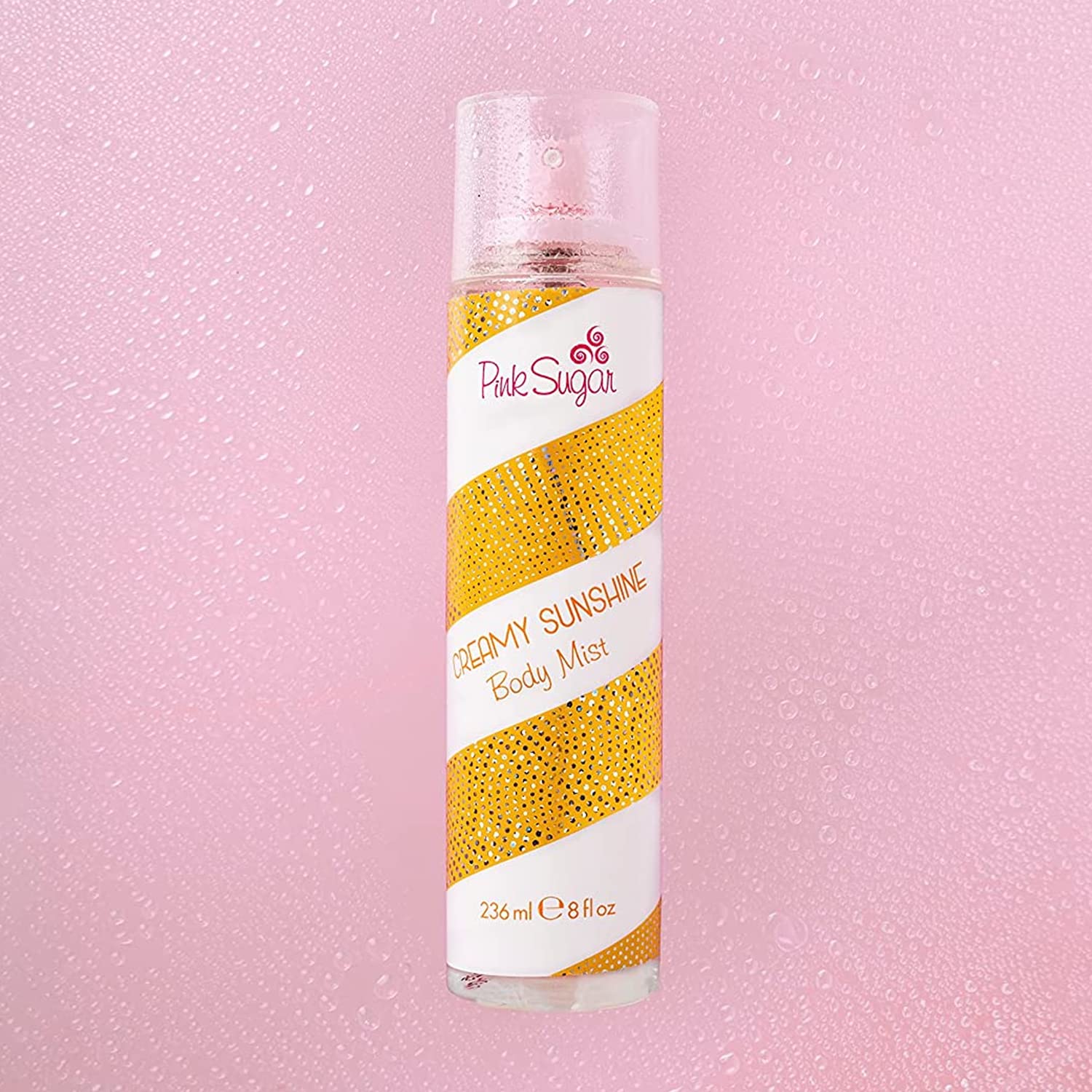 Pink Sugar Creamy Sunshine Perfume for Women - Floral Fruity Eau de Toilette with Coconut Milk, Mimosa, Vanilla & Caramel | Body Mist & Hair Fragrance for Daily Wear, Date Nights & Special Occasions