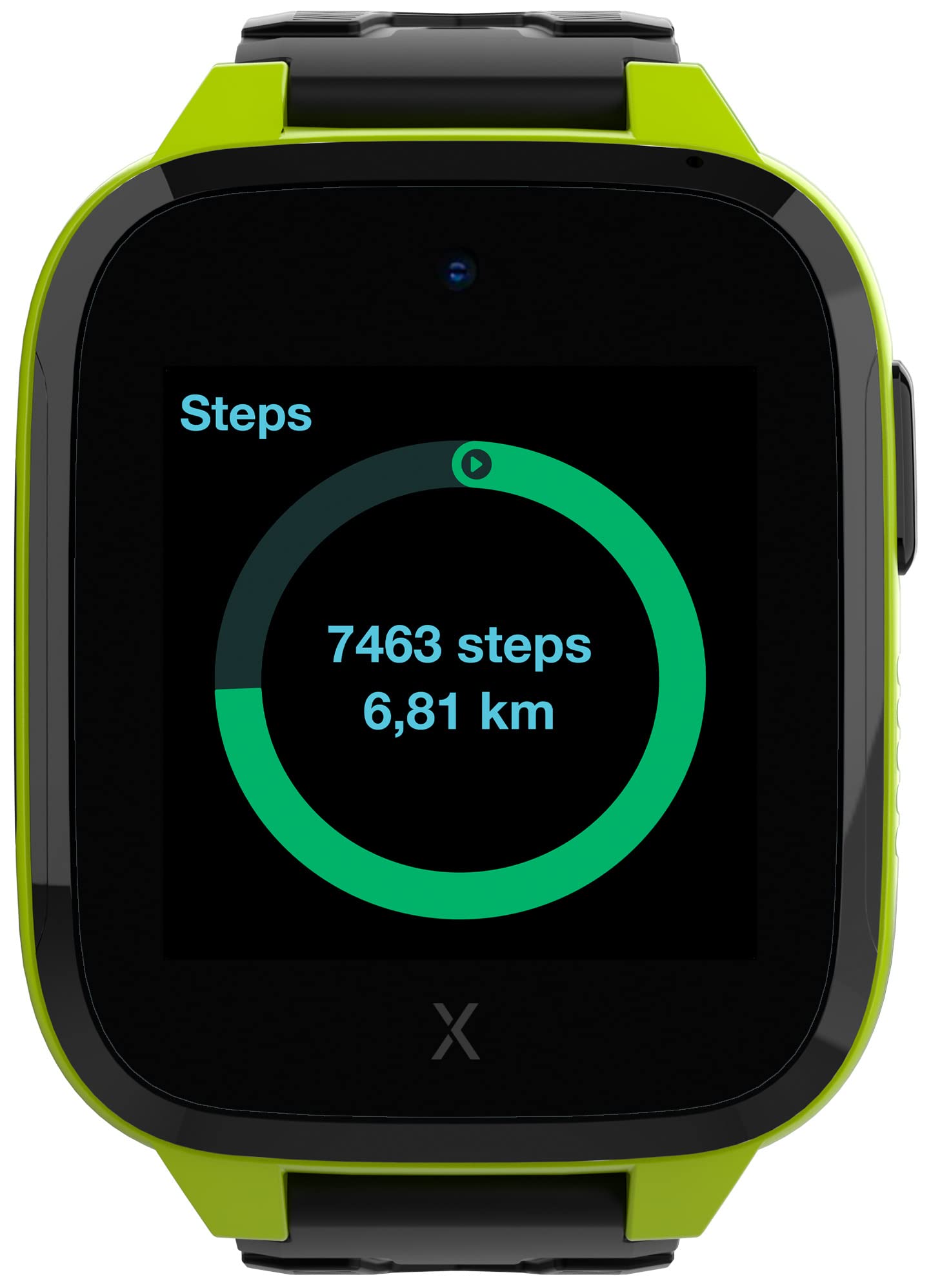 XPLORA XGO 3 Kids Smartwatch - 4G GPS Tracker Watch Phone with Calling, Messaging, School Mode, SOS Alert & Pedometer - Waterproof Children's Safety Watch for School, Outdoor Activities & Emergency (Green)