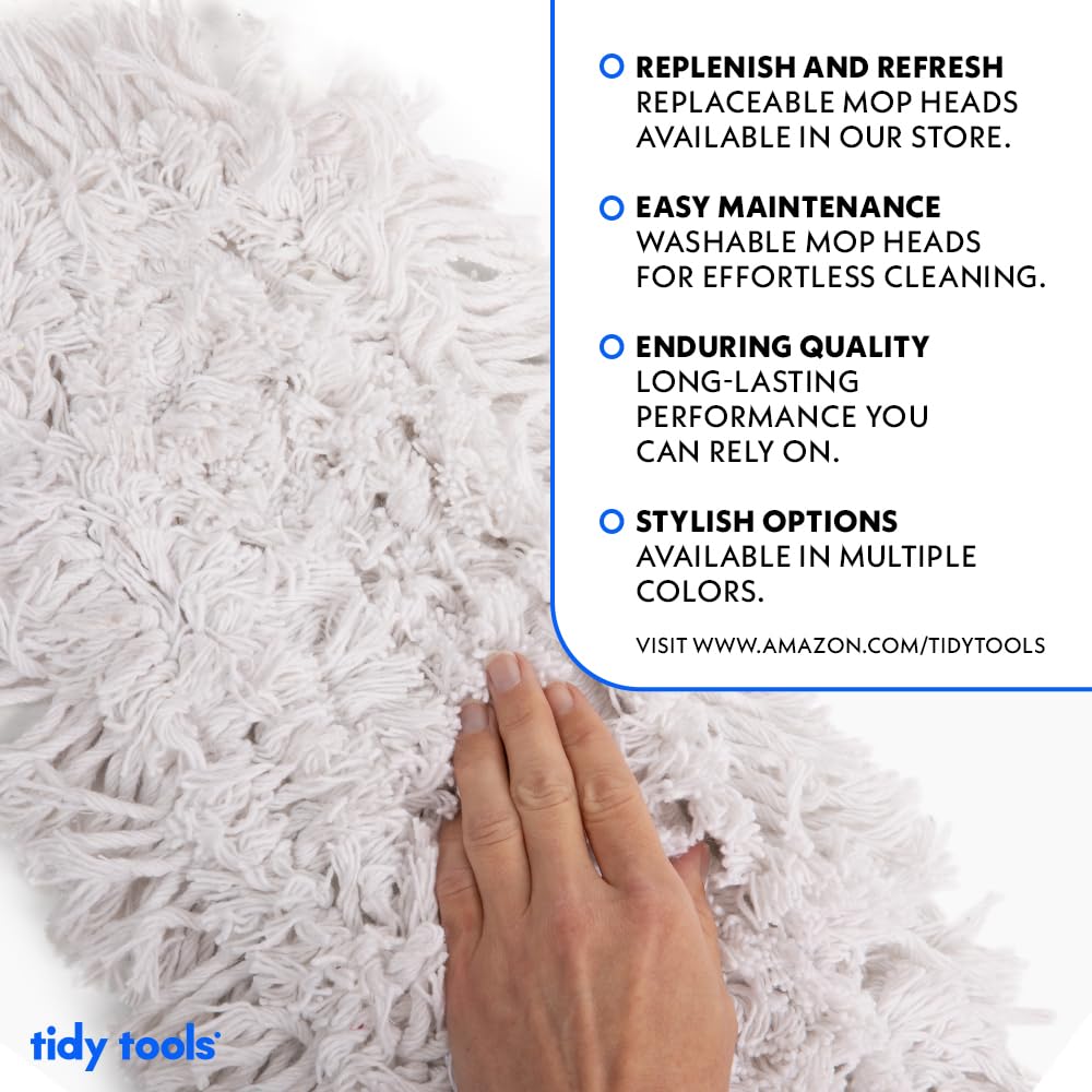24 Inch Dust Mop with Extendable Metal Handle - 2 Mop Sets & 4 Refills Bundle for Hardwood Floors, Tile & Laminate - Heavy Duty Cleaning for Home & Office