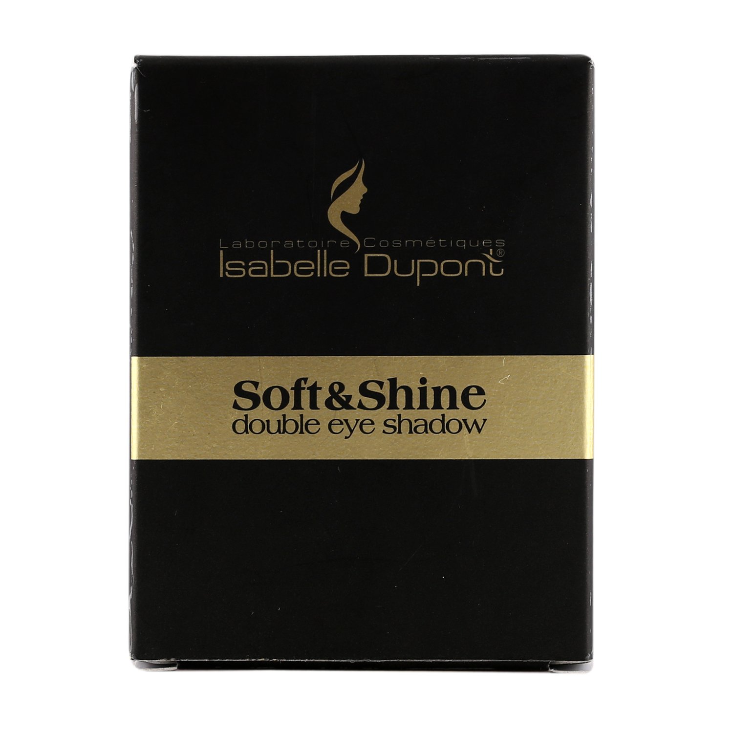 Isabelle Dupont Long-Lasting Soft & Shiny Eyeshadow Palette with Angled Brush, Sponge & Mirror - Beige & Dark Moss Green (1 Pack) | Perfect for Day to Night Makeup Looks, Professional Makeup Artists & On-the-Go Touchups