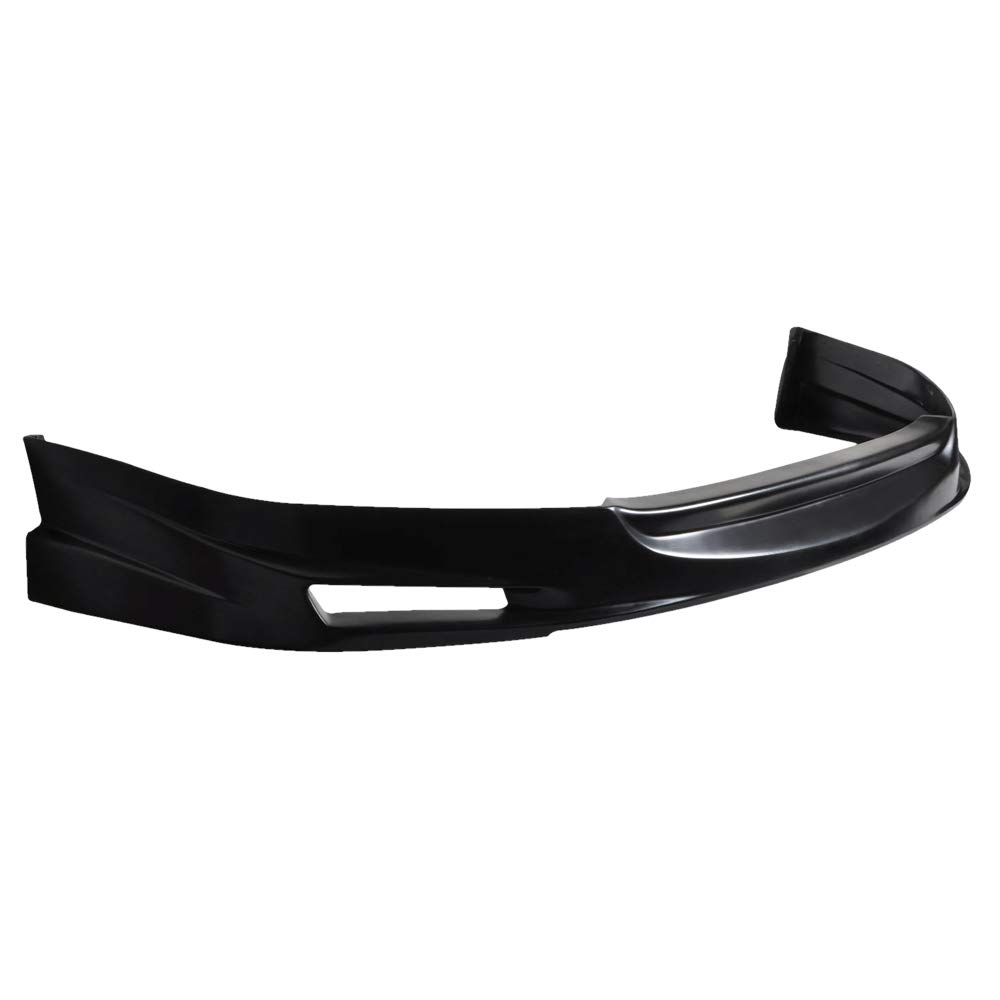 IKON MOTORSPORTS HFP Style PU Black Front Bumper Lip Spoiler Splitter for 2003-2005 Honda Accord 4 Door Sedan - Enhances Aerodynamics & Sporty Look for Street Racing & Car Shows